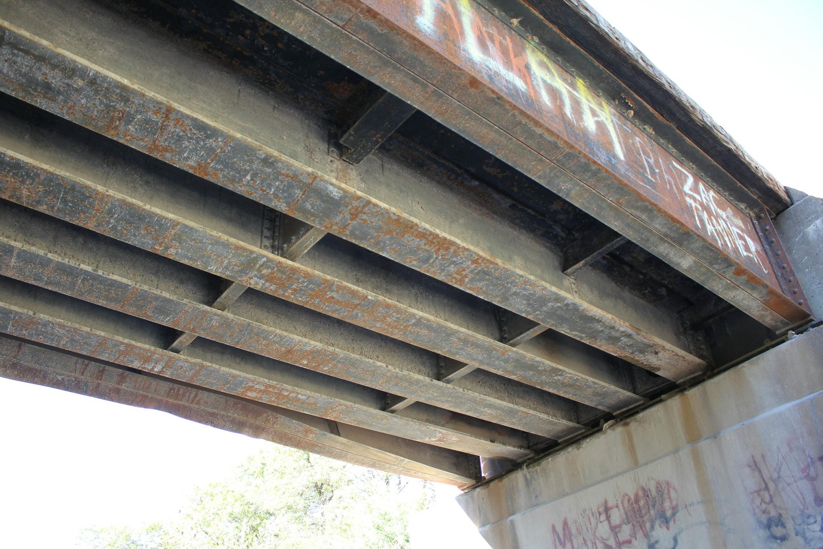 Under bridge
